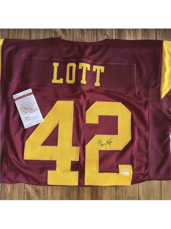 Jersey Other - Authentic Signed #42 Lott Football Jersey in Garnet and Gold